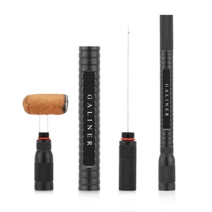 GALINER металлические идеально рисовать сигары Enhencer инструмент Портативный полосатый Дырокол в форме сигарный резак иглы с Gfit коробка упаковки