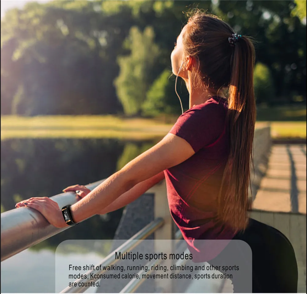 

New E78 Smart Band for Lady Women Girls GPS Waterproof Sleep Heart Rate Monitor Vibration Reminder Sport Fitness Tracker pk E18