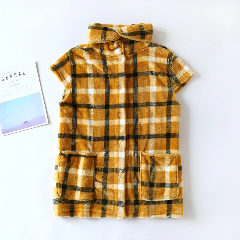 

Fashion striped Winter flannel keep warm Vest women casual sleepwear underwear tops