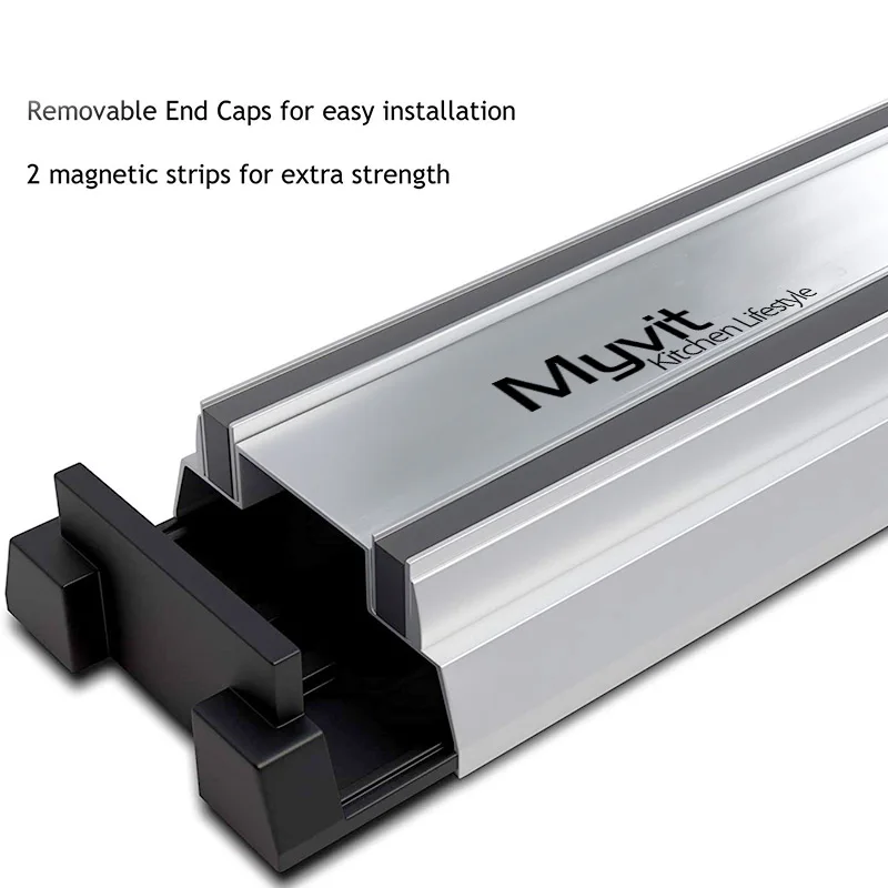 Магнитный держатель для ножей подставка кухонных 14 дюймов полоска из алюминия