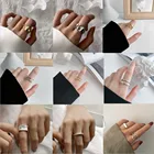 Новое обручальное кольцо для женских пар Ювелирное кольцо ручной работы модные пальто неправильной формы, подарок ко Дню Святого Валентина