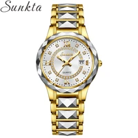 2021 lige sunkta women gold silver classic quartz watch female elegant clock luxury gift watches ladies waterproof wristwatch