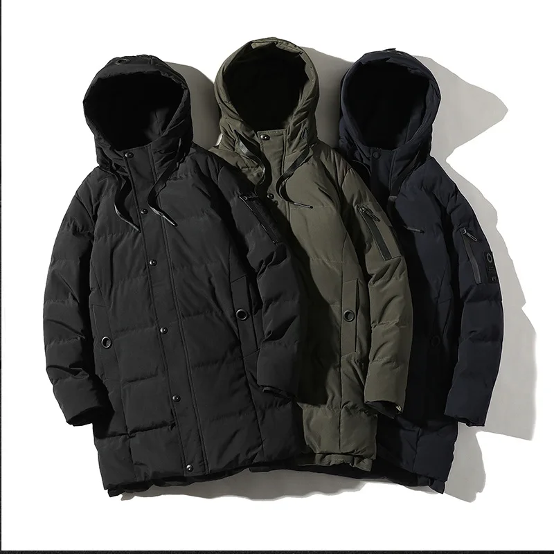 Men Winter jacket New Casual Warm Thick Waterproof Jacket Parkas Coat Men New Autumn Outwear Windproof Hat Parkas Jacket Men