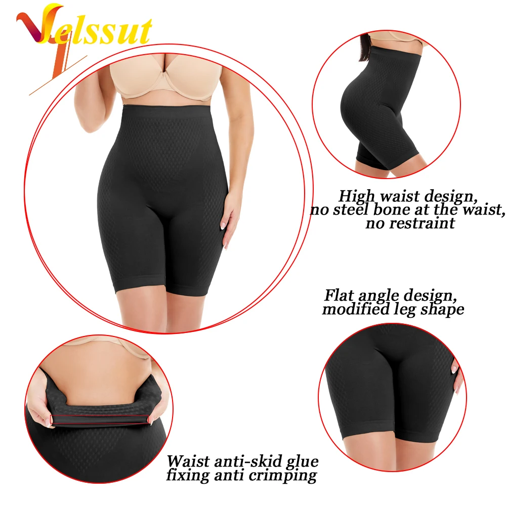 Velssut Waist Trainer Body Shaper for Women Bodysuit Waist Cincher Tummy Control Panties Slimming Waist Shapewear Underwear