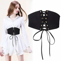 lady high waist corset belt retro women girdle stretch zipper straps for ladies shirt dress decorative waistband ceinturon femme