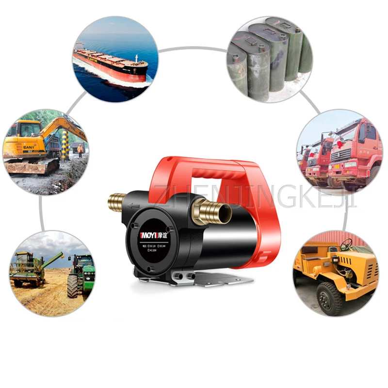 

Electric Oil Pump 12V / 24V Forward And Reverse Self-priming Diesel Pump Tanker Vehicle Small Automatic High Power Pumping Tools