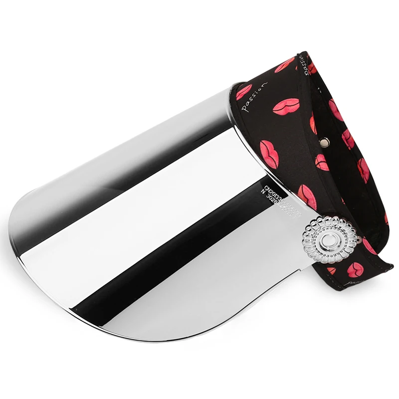 Женская шляпа с защитой от УФ лучей прозрачная солнца широкими полями модная