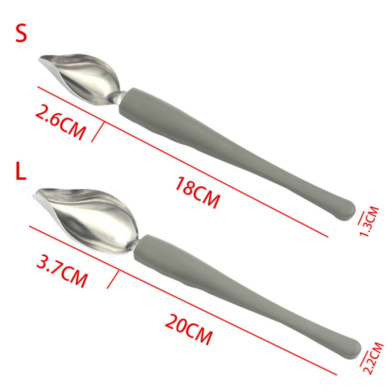 

Dessert Plating Art Pencil Plate Dish Sauce Painting Pencil Coffee Art Draw Tool Spoon Stainless Steel Kitchen Decorative Gadget