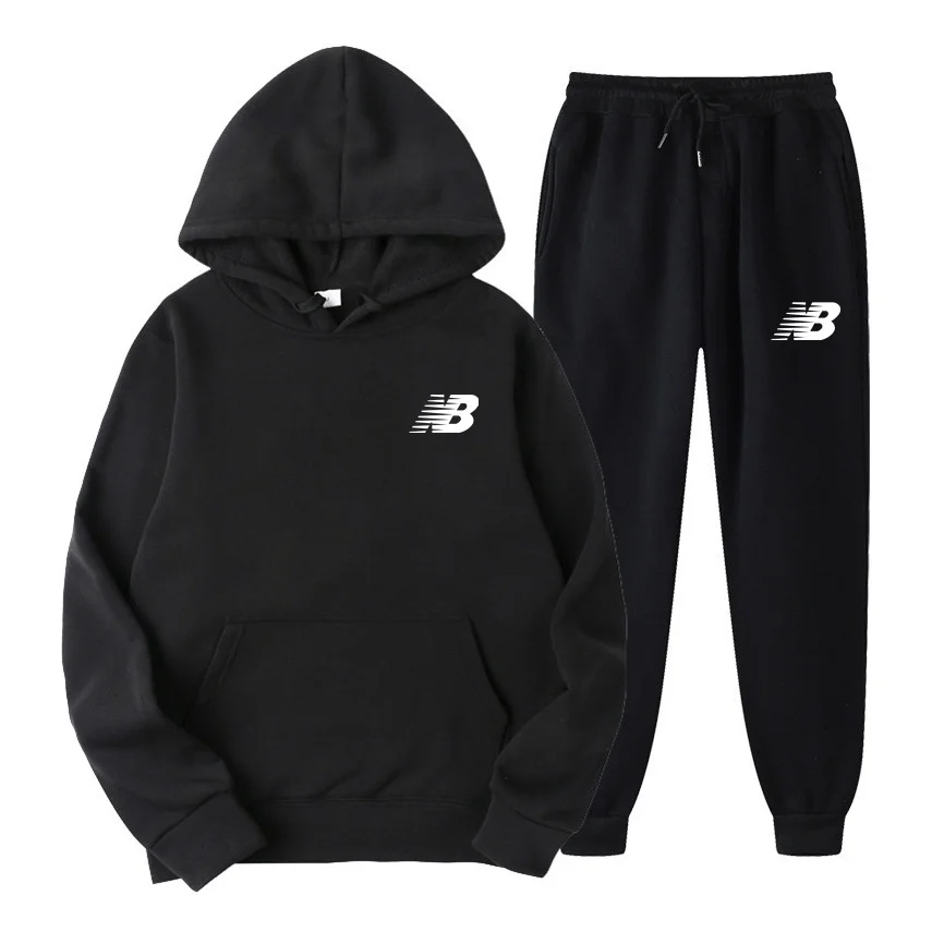 

Men's Sportswear Set, Two-piece Casual Hoodie And Pants, Novelty In Autumn And Winter, 2021