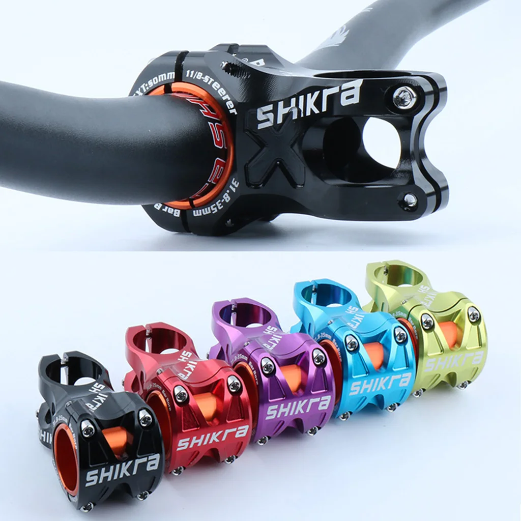 

Bike Stem 31.8 50mm Short Bicycle Handlebar Stem Parts Replacement for Mountain