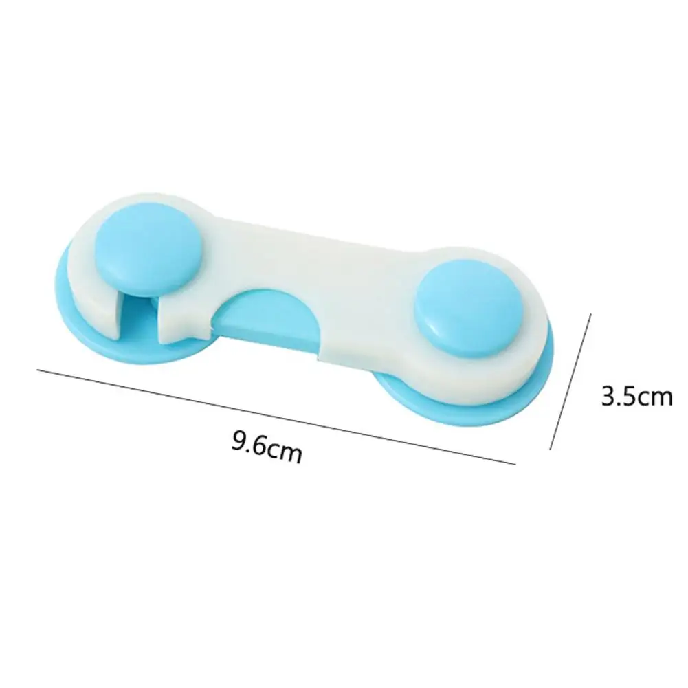 Cerradura protectora f&aacute;cil de instalar, cerrojo de protecci&oacute;n infantil de 3 colores para armario de beb&eacute;-4