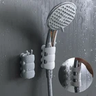 Съемный силиконовый держатель для душевой лейки многоразовая прочная присоска Монтажный кронштейн для душа присоска ручной инструмент для ванной комнаты