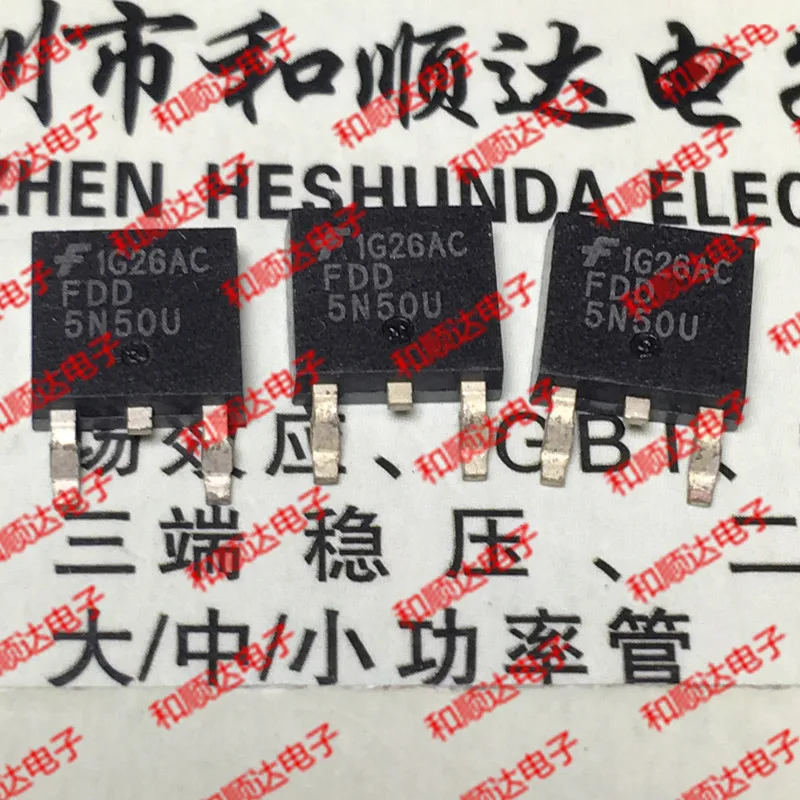 Оригинальный Новый/5 шт./FDD5N50U TO-252 500V 3A | Электронные компоненты и принадлежности