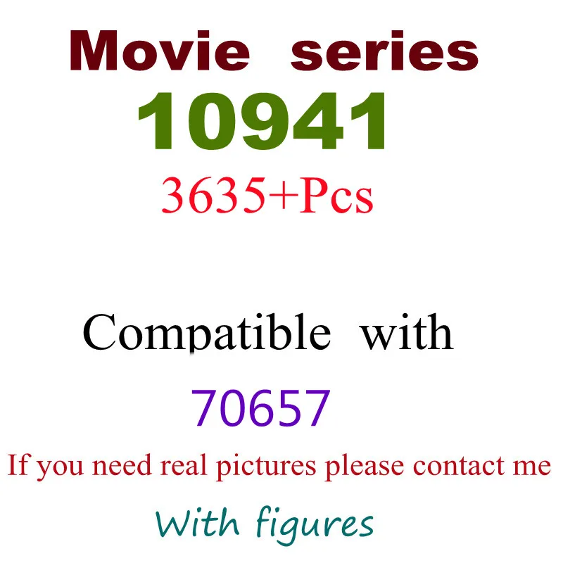 

3635Pcs 10941 Building Block Toy Hero Series 70657 Assembled Building Block Children's Toy Gifts