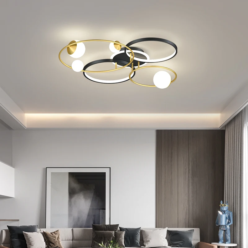 

LICAN Bedroom Living room LED Ceiling Lights lampe plafond avize Modern LED Ceiling lamp with remote control for home bedroom