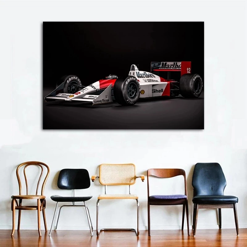 Mclerans Formula One F1 постеры гоночный автомобиль настенное искусство печать на холсте