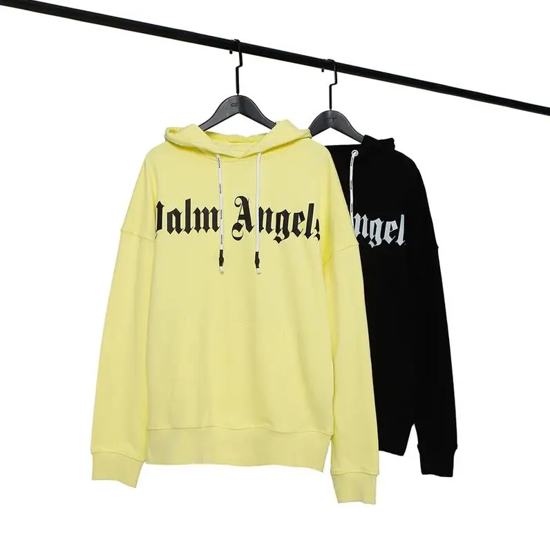 

Европейская и американская аутентичная толстовка с капюшоном с изображением пальмовых ангелов, Топ с длинным рукавом унисекс, одежда в под...