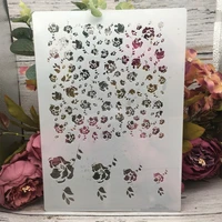 a4 29cm rose flower texture diy layering stencils wall painting scrapbook coloring embossing album decorative template