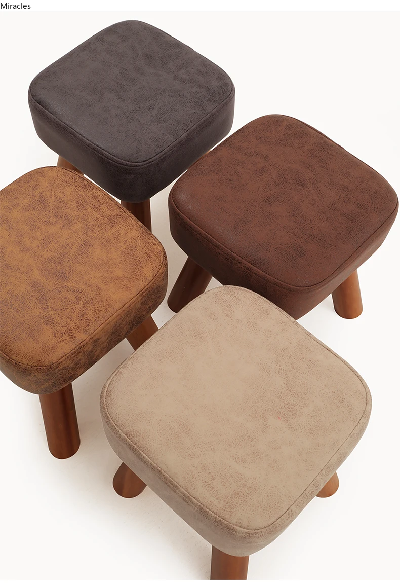 Для взрослых гостиной семейный стул деревянный квадратный модный креативный