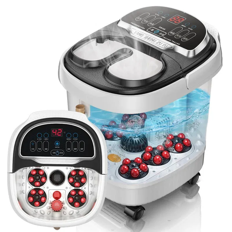 

Fumigating Foot Bath Tub Bubble Automatic Electric Heating Constant Temperature Household Foot Bath Foot Massager Foot Bath SPA