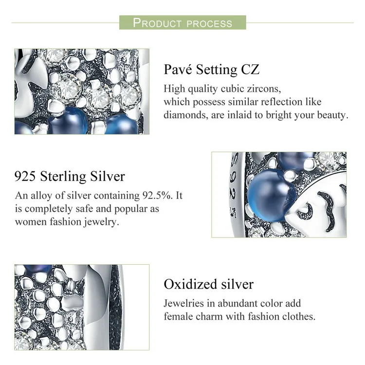 S925 серебро fit Pandora браслет милый морской бусины в виде рыбок 925 Синий Циркон подводная лодка коралловые Подвески для DIY ювелирные изделия подарок