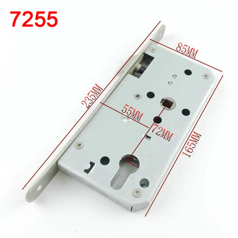 Врезные дверные замки в европейском стиле 7250/7255 корпус замка + цилиндр ручки