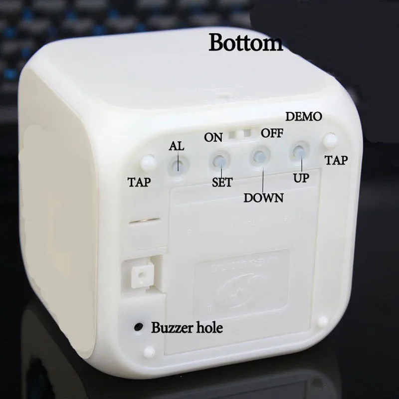 Термометр светодиодный цифровой будильник с термометром флаг Перу светящийся