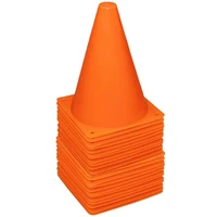 36 pack 7 inch plastic traffic cones sport training cone sets field marker cones for skate soccer agility training physical ed
