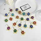 1 пара аниме серьги для женщин Genshin Ударный элемент видение Бог глаз мондштатские серьги косплей ювелирные изделия аксессуары подарок