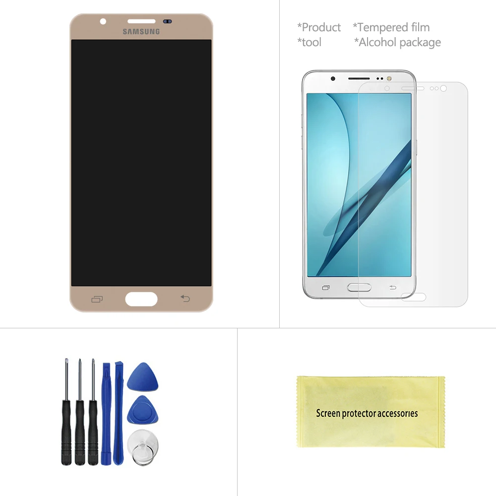 ЖК экран 5 дюйма j7 prime g610f для Samsung Galaxy J7 Prime G610 G610F G610M сменный дигитайзер сенсорного