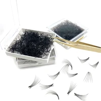 300fans premade lashes loose fans eyelashes 6d cd curl thickness 0 07mm mink eyelash extension russia volume lash