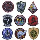 Тактическая Военная армейская вышитая нашивка специального назначения черные летные коты аппликация на липучке эмблема сделай сам нашивки для одежды