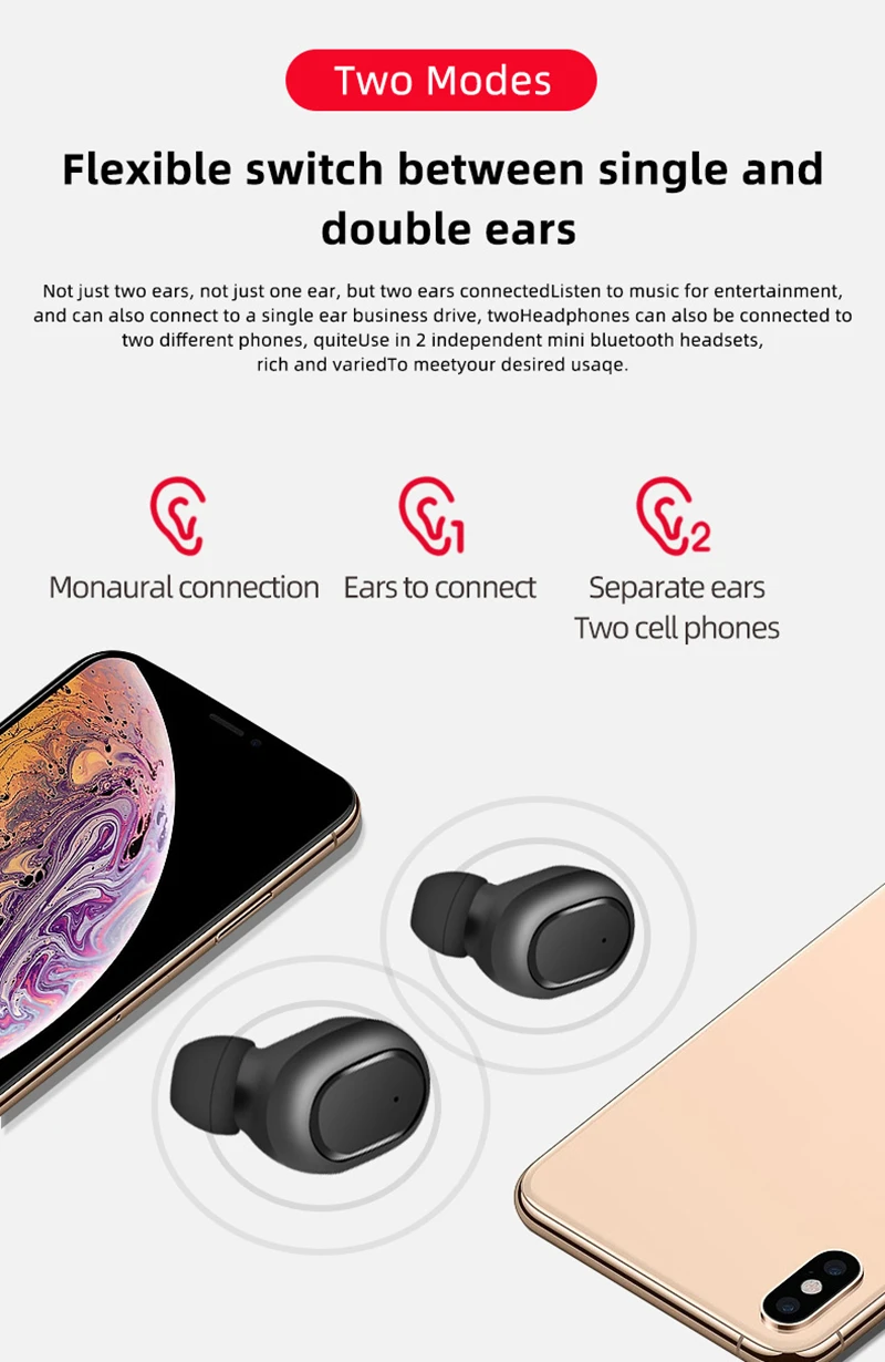 M1 TWS Bluetooth гарнитуры для Redmi Air Dots беспроводные наушники 5,0 TWS наушники с шумоподавлением Микрофон для Xiaomi huawei handsfree oortjes draadloos draadloos koptelefoon handfree draadloze bluetooth oortelefo
