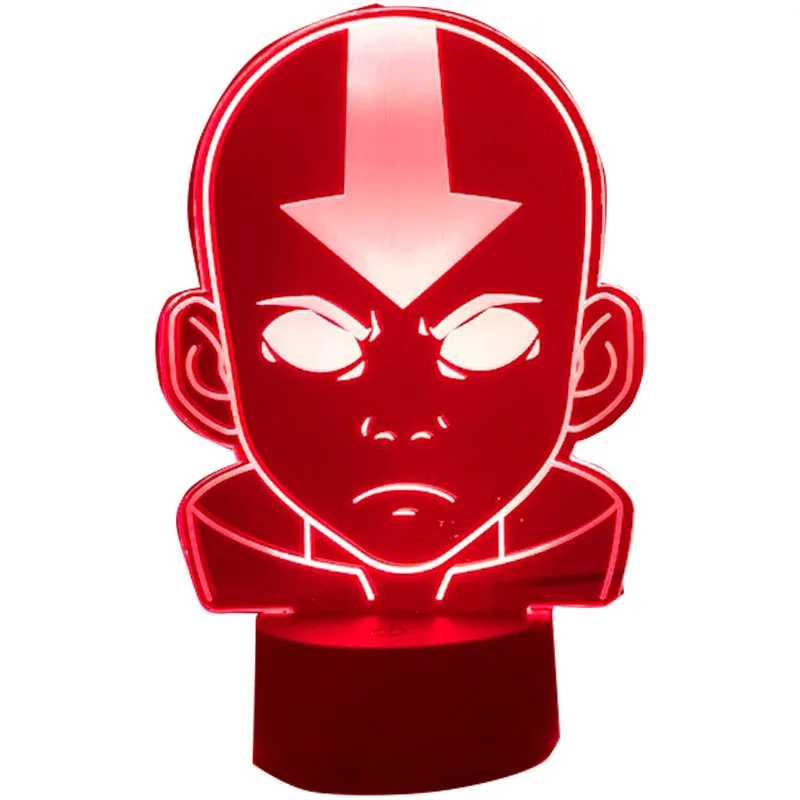 

3D Lights Acrylic The Last Airbender Creative Nightlight Customized Colorful Atmosphere LED Lamp Room Night Lights