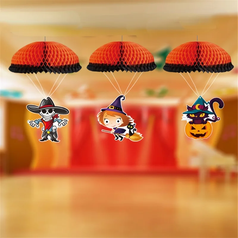 

3 шт., подвесные спиральные Подвески в виде тыквы