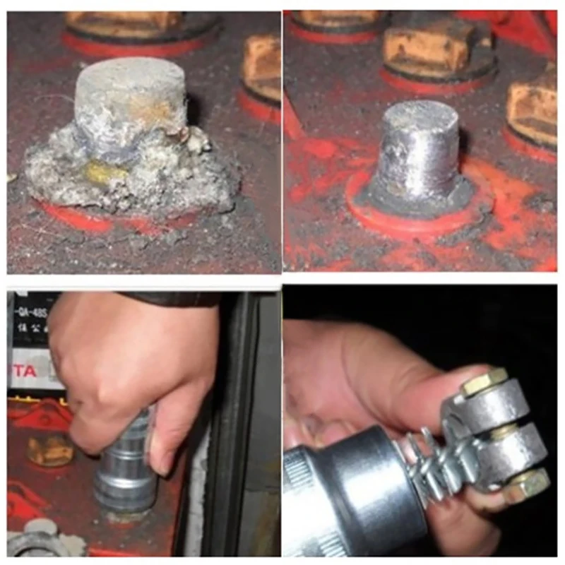 Мойка автомобиля Чистящая батарея проволочная щетка клемма кабельный