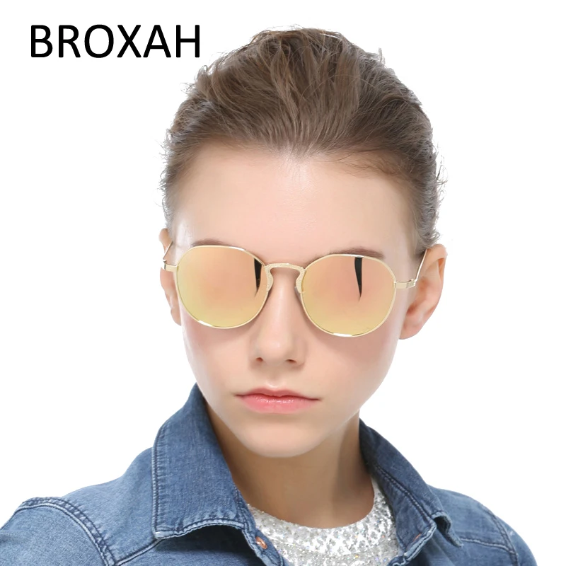 Солнцезащитные очки в круглой оправе UV400 для мужчин и женщин поляризационные