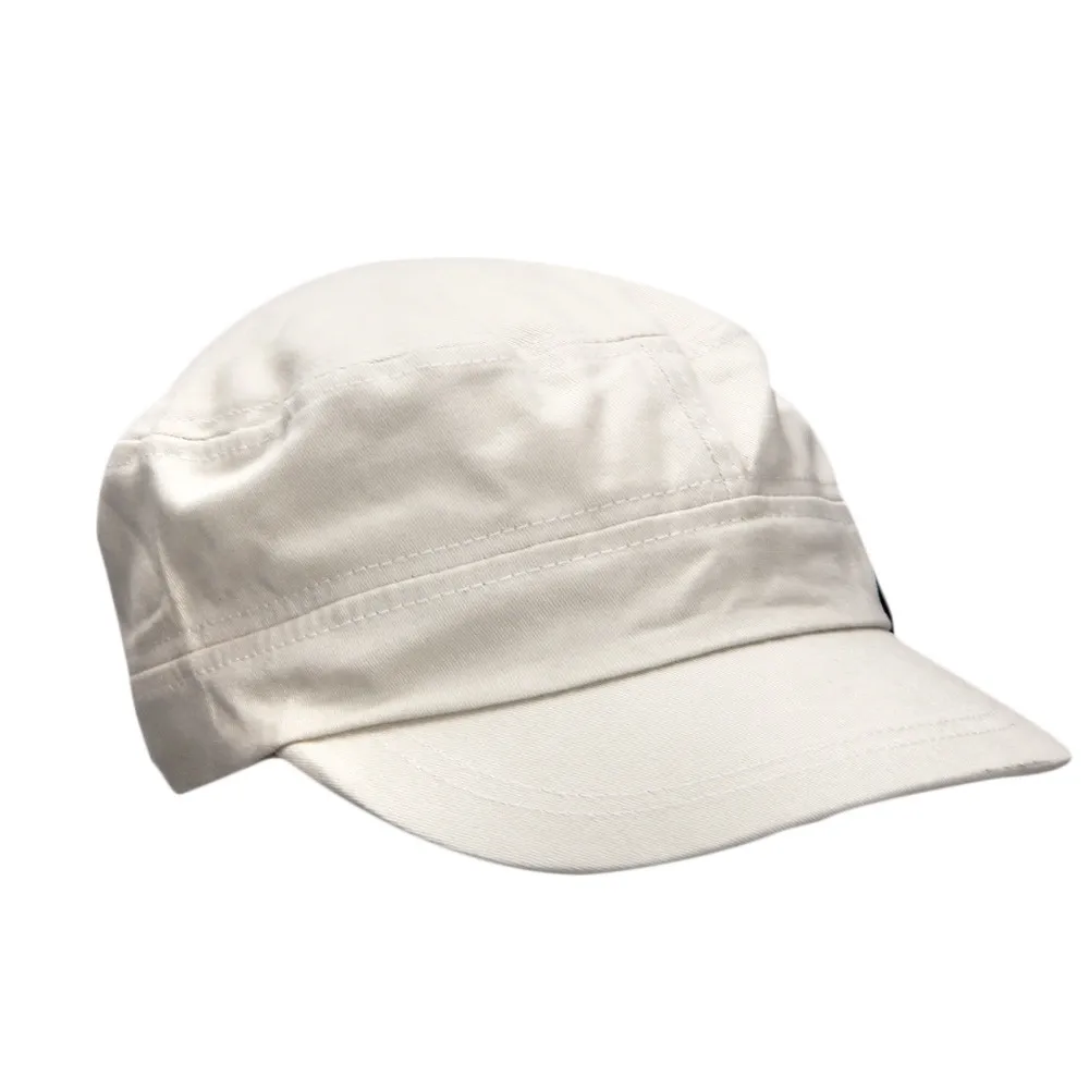 2020 Flat Roof Military Hat Cadet Patrol Bush Baseball Field Cap Amry Green Black Fishing Snapback Casual Caps Unisex | Аксессуары для