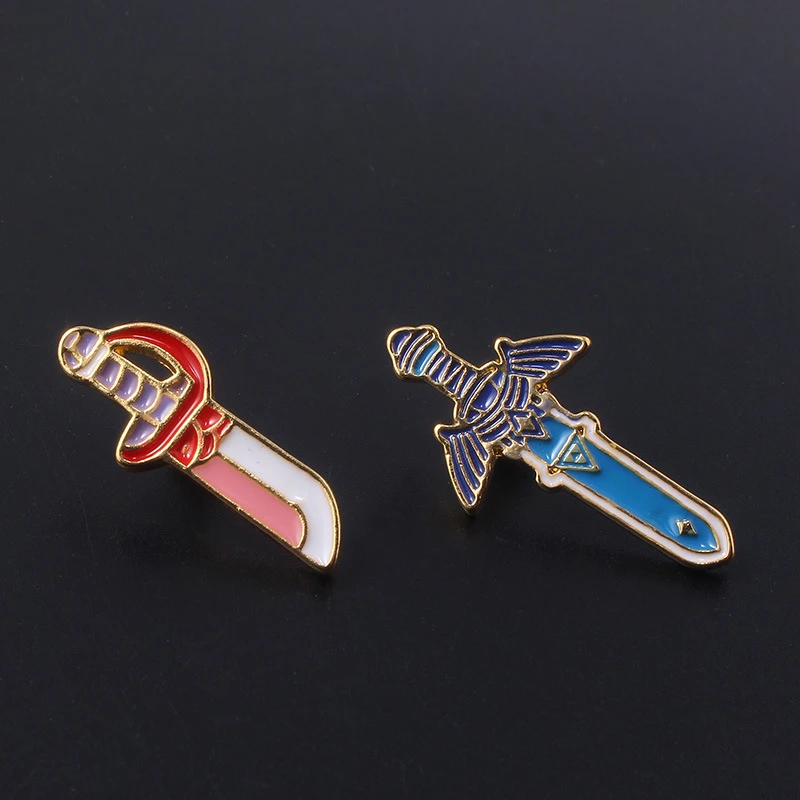 Легенда о Зельде Косплэй брошь небу меч медаль значок аниме для взрослых