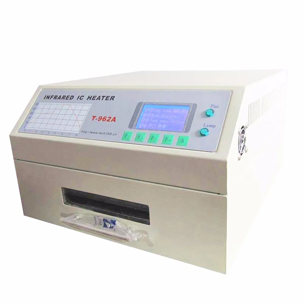 Инфракрасный нагреватель PUHUI T-962A духовка для заправки BGA SMD SMT переделки 1 градус