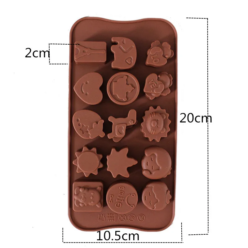 15 силиконовая форма с отверстиями шоколадная ледяная башня троянцы Лев детская