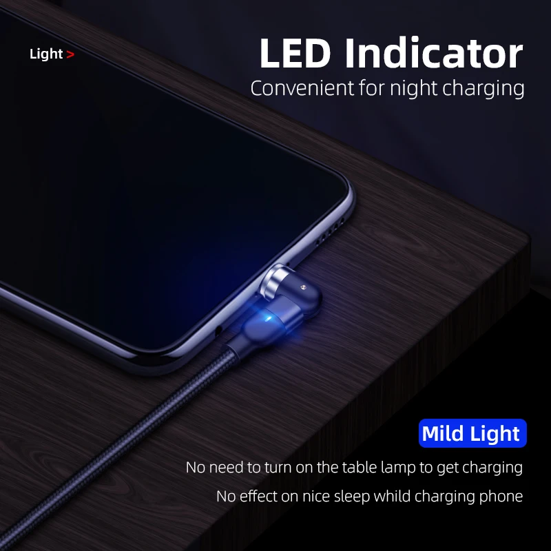 Магнитный кабель 3 а/1 м быстрое зарядное устройство с Micro USB Тип C магнитный шнур