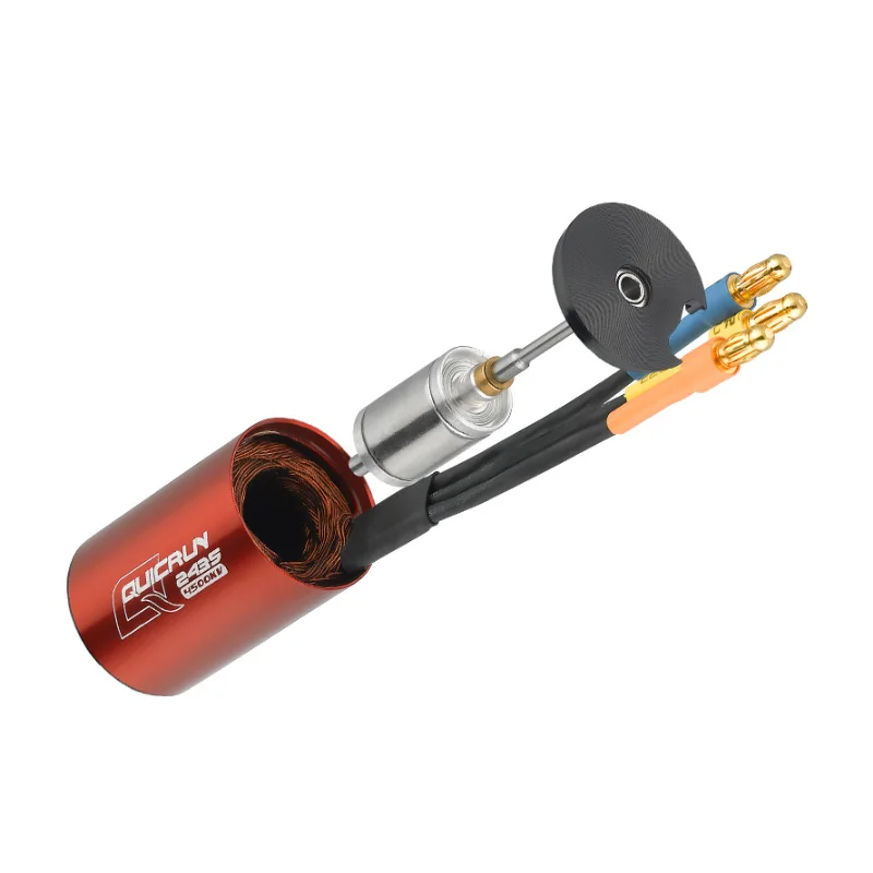 HobbyWing QuicRun 2435 4500KV бесщеточный автомобильный двигатель для 1:18 1:16 ВКЛ или ВЫКЛ-роуд