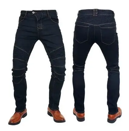 Классические мотоциклетные брюки KOMINE мужские джинсы для езды на мотоцикле без