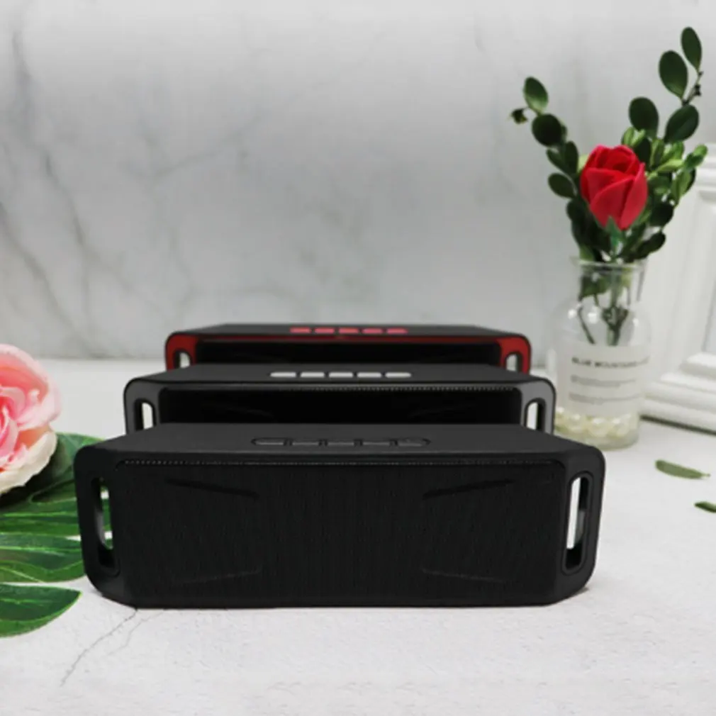 Беспроводная колонка SC208 Bluetooth 4 0 стерео сабвуфер поддержка TF USB FM радио