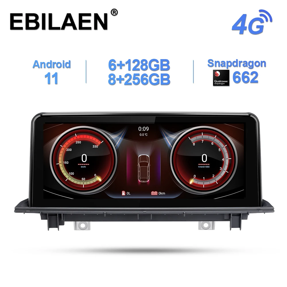 

Автомобильный мультимедийный плеер для BMW X1 F48 2016-2017, Авторадио, навигация, головное устройство, экран 10,25 дюйма IPS LTE 4G GPS стерео