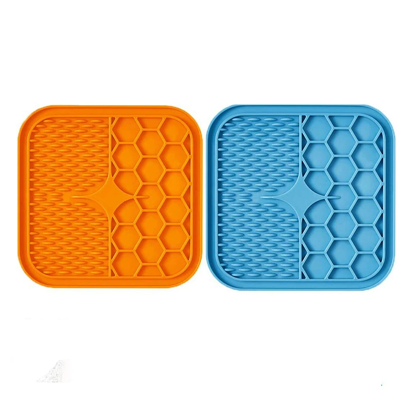 Силиконовый коврик для кормления собак и кошек прокладка медленного с присоской