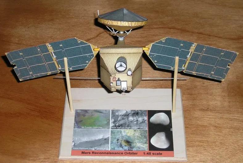 

1:48 1:35 Mars Survey Orbiter MRO Detector Space Aerospace Satellite Sky Technology Paper Model DIY 3D Paper Model Children Toy