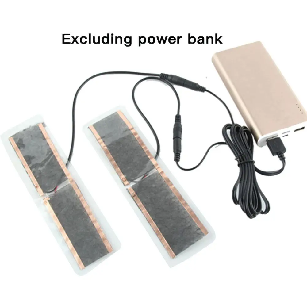 5V USB Electric Heated Insoles Foot Warmer Boots Shoes Pad Winter Outdoor Ski Warming Insoles Waterproof Heating Gloves