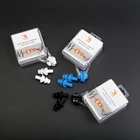 1 комплект Шум шумоподавления Заглушки для ушей, зажим для носа и силиконовых затычек для ушей, защита от пыли для подводного плавания принадлежности безопасный защиты слуха затычки для ушей